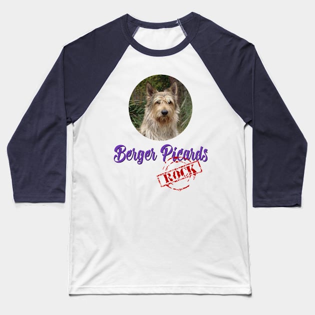 Berger Picards Rock! Baseball T-Shirt by Naves